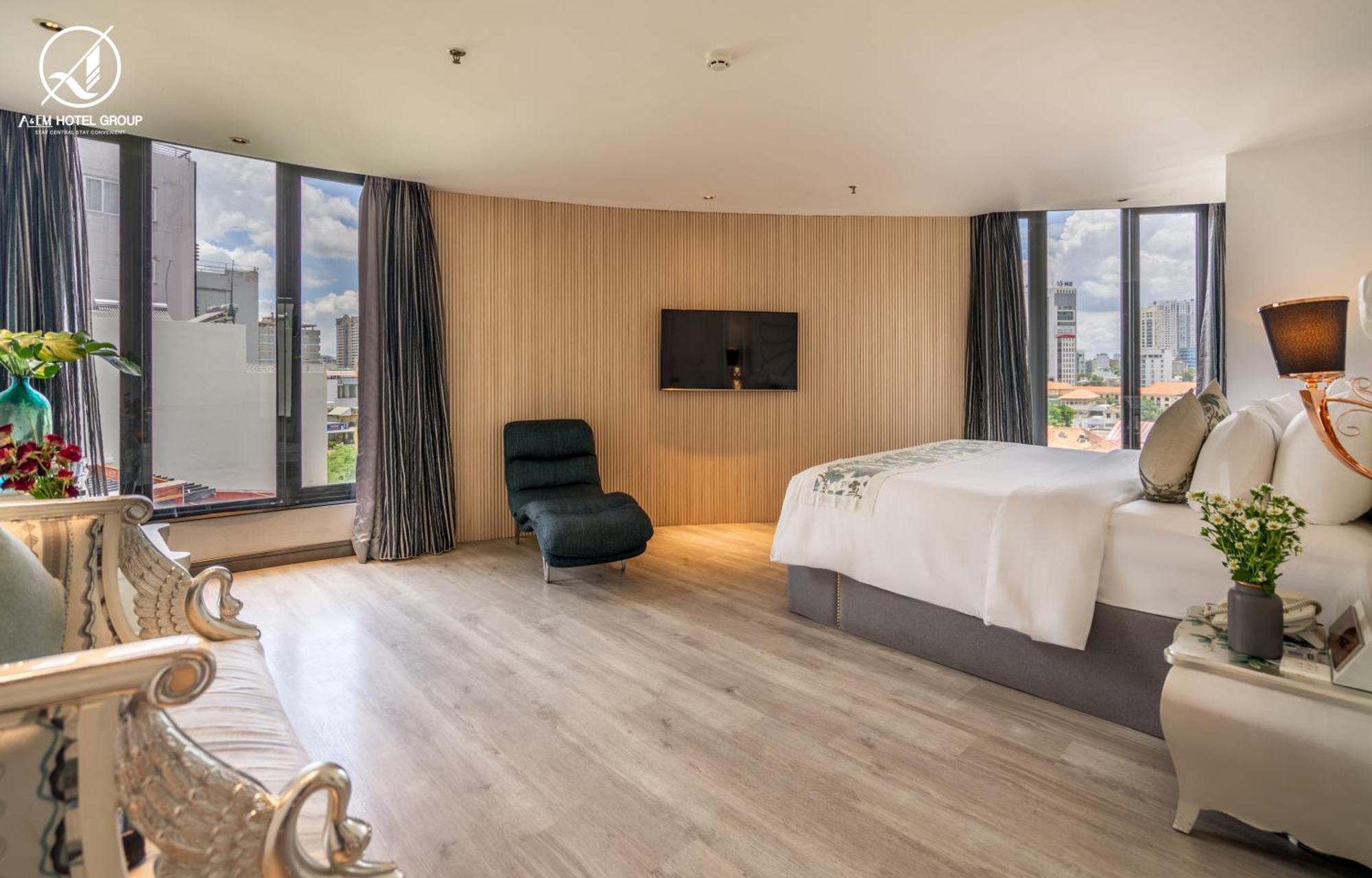 A&Em Saigon Hotel Ho Či Minovo Město Exteriér fotografie